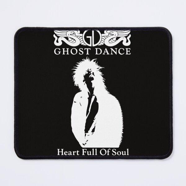 Item preview, Classic British goth rock band Ghost dance Heart full of soul single cover designed and sold by bluefrog.