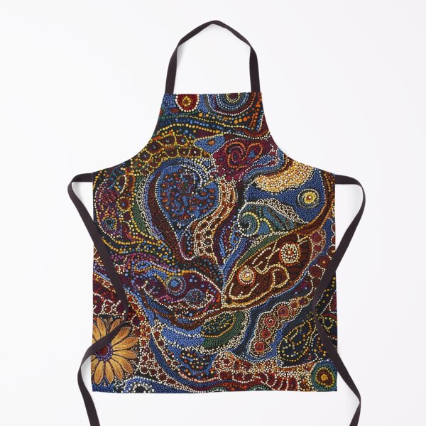 Item preview, Aboriginal Inspired Dot Art - Australian Floral designed and sold by GrinGalore.
