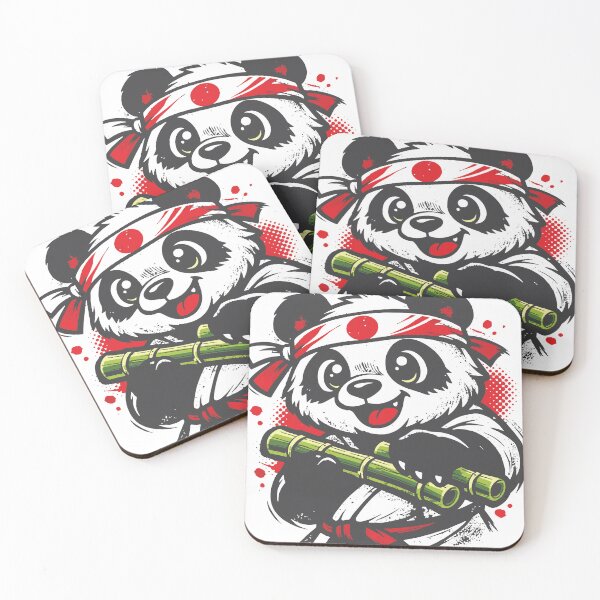Item preview, A humorous panda chef character. The combination of bold outlines, halftone dots and grunge textures creates designed and sold by Dejbar.