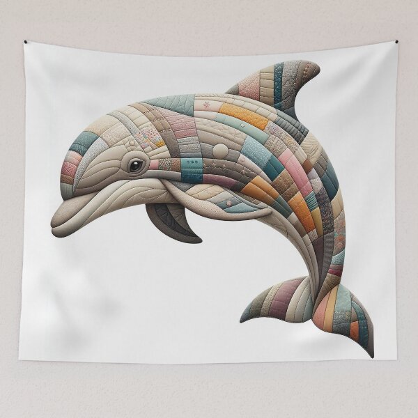 Item preview, Whimsical Dolphin, Unique Expressions  designed and sold by Vanich-Panich.