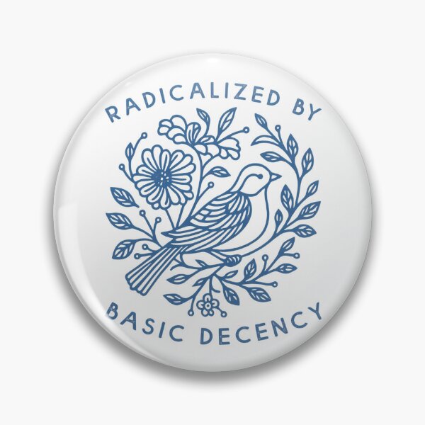 Item preview, Radicalized by Basic Decency Dove Bird Anti Trump Protest designed and sold by RelaxingRealms.