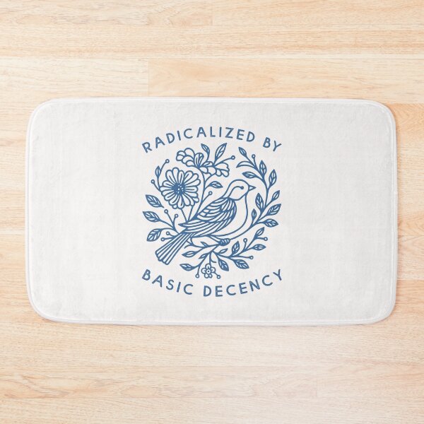 Item preview, Radicalized by Basic Decency Dove Bird Anti Trump Protest designed and sold by RelaxingRealms.