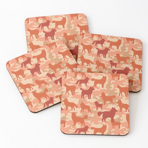 Item preview, Cute Woodland Dog Camouflage Pattern  - Best Friend Gifts designed and sold by RoyalStarsPatts.