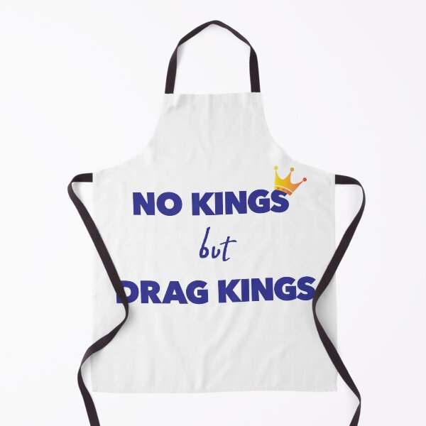 Item preview, "No Kings but Drag Kings" - blue type designed and sold by nicola-ginzler.