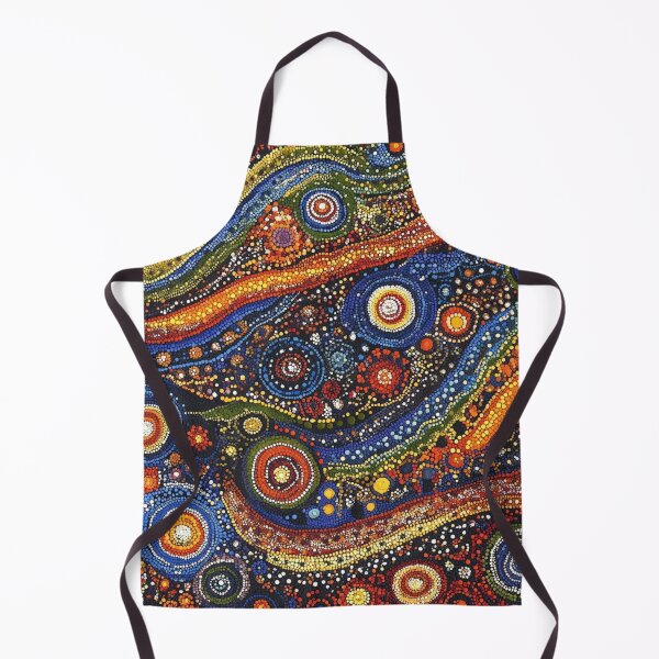 Item preview, Aboriginal Inspired Dot Art - Australian Floral Circles designed and sold by GrinGalore.