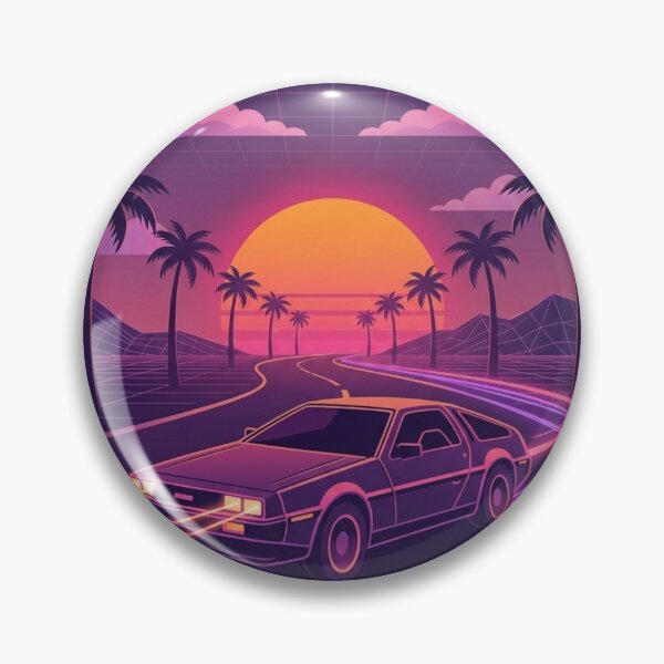 Item preview, Retro Sunset Cruiser Vintage Sports Car Synthwave T-Shirt designed and sold by Stickersdevelop.