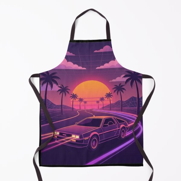 Item preview, Retro Sunset Cruiser Vintage Sports Car Synthwave T-Shirt designed and sold by Stickersdevelop.