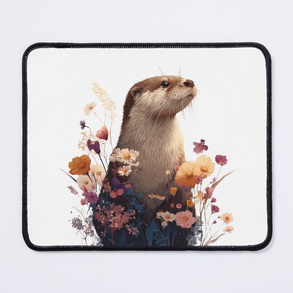 Item preview, Otter and Flowers designed and sold by NicolasGlowArt.