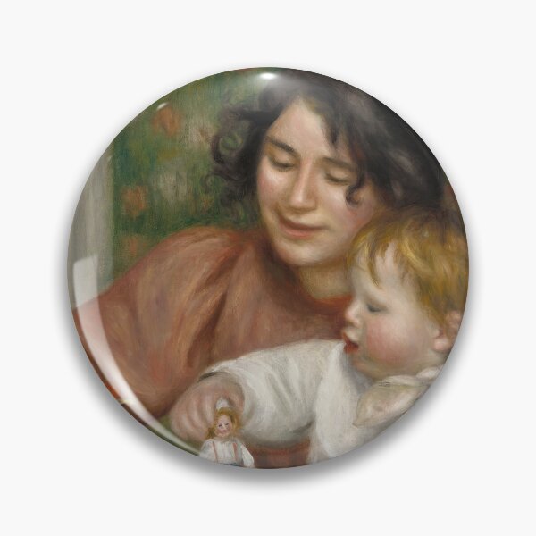Item preview, Child With Toys Gabrielle and the Artists Son Jean by Pierre-Auguste Renoir: Impressionist Nursery Poster designed and sold by artofuniverse.