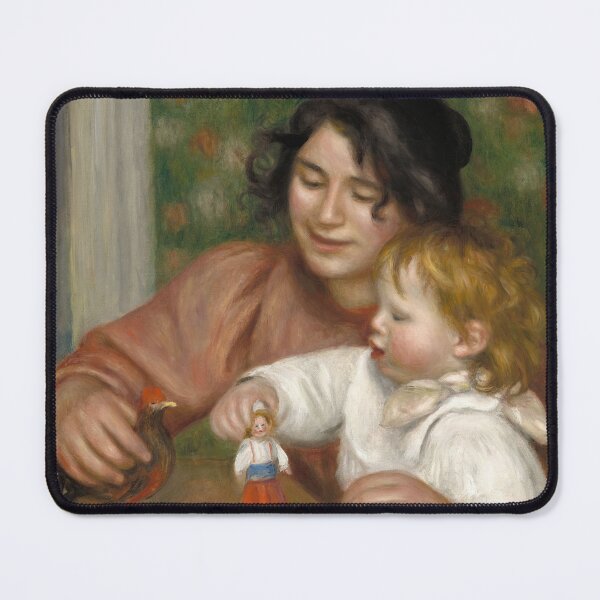 Item preview, Child With Toys Gabrielle and the Artists Son Jean by Pierre-Auguste Renoir: Impressionist Nursery Poster designed and sold by artofuniverse.