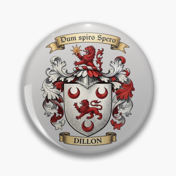 Item preview, The Dillon Family Coat of Arms designed and sold by BagTown Clans.