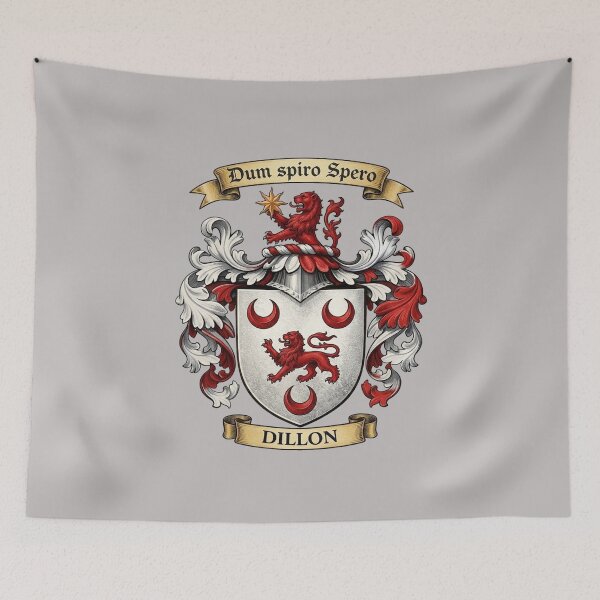Item preview, The Dillon Family Coat of Arms designed and sold by BagTown Clans.