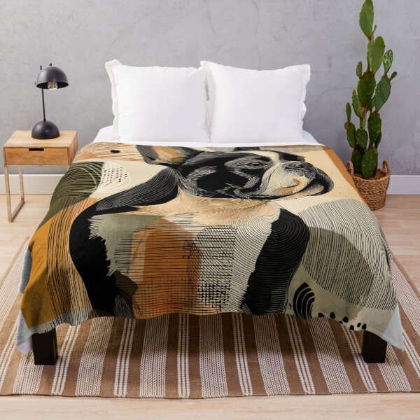 Item preview, French Bulldog in Abstract Patterns designed and sold by lautir.