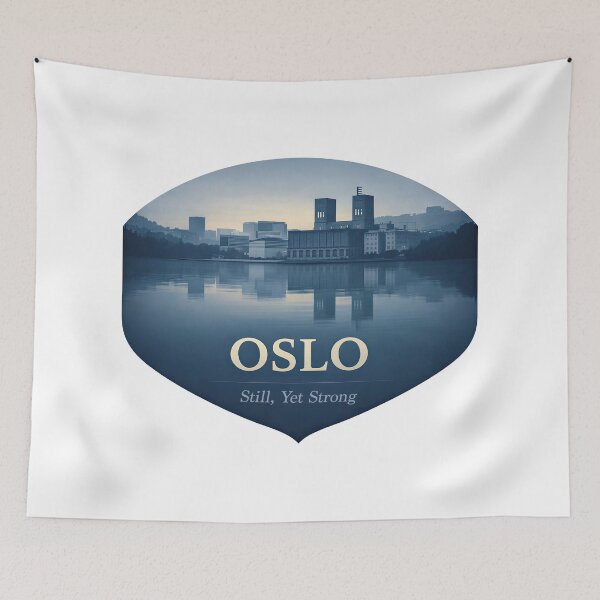 Item preview, Oslo Calm With Quiet Power designed and sold by EdvvinStudios.