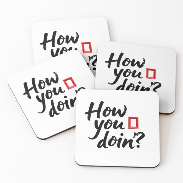 Item preview, How You Doin’? – FRIENDS Inspired Pickup Line with Red Frame | Funny Pop‑Culture Sticker & Tee designed and sold by Nene's design.