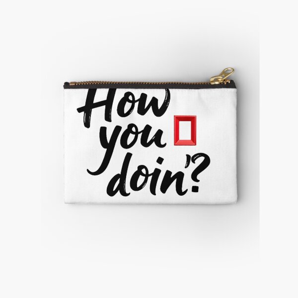 Item preview, How You Doin’? – FRIENDS Inspired Pickup Line with Red Frame | Funny Pop‑Culture Sticker & Tee designed and sold by Nene's design.