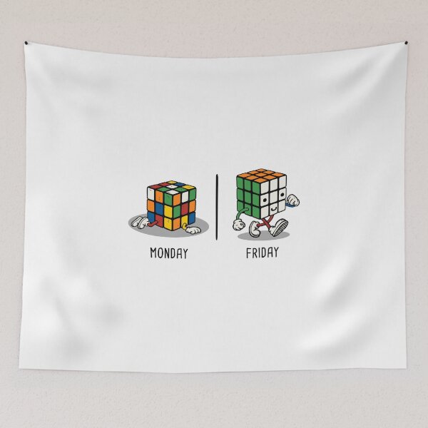 Item preview, Monday vs Friday designed and sold by NinoMelon.