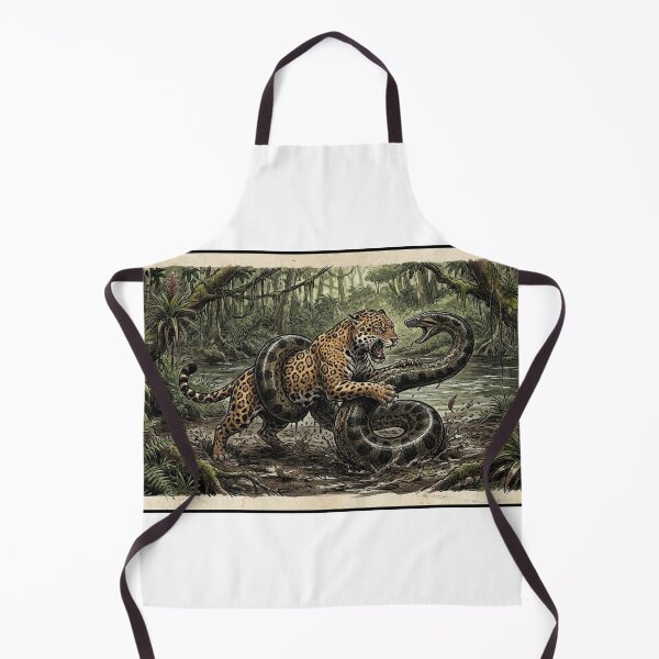Item preview, JAGUAR VS ANACONDA FEROCIOUS JUNGLE BATTLE designed and sold by Python Designs .