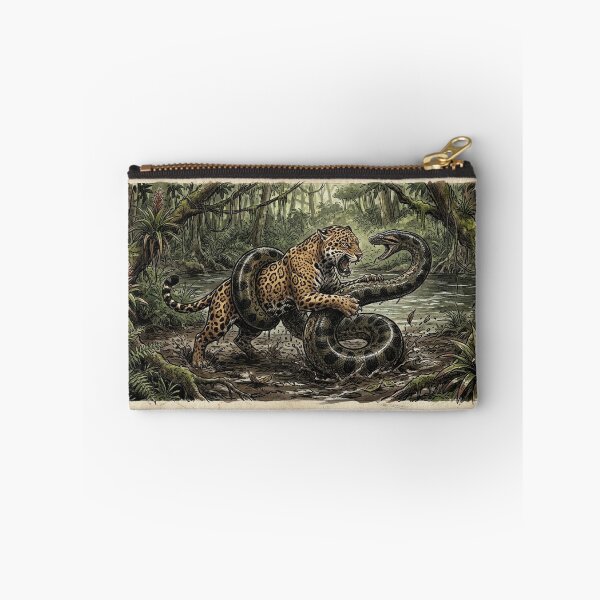 Item preview, JAGUAR VS ANACONDA FEROCIOUS JUNGLE BATTLE designed and sold by Python Designs .