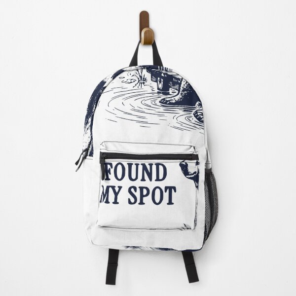 Item preview, Found My Spot Bear – Relaxing Bear Sitting by the Water – Peaceful Nature Bear Illustration designed and sold by TeeVerse27.