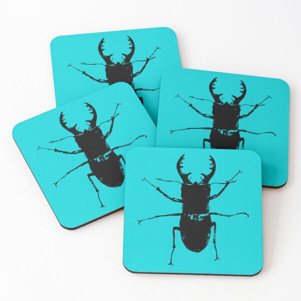 Item preview, Stag Beetle (Teal) designed and sold by Fire TheMann.