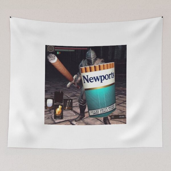 Item preview, Dark Souls Meme (Newports) designed and sold by Checkpoint Era.
