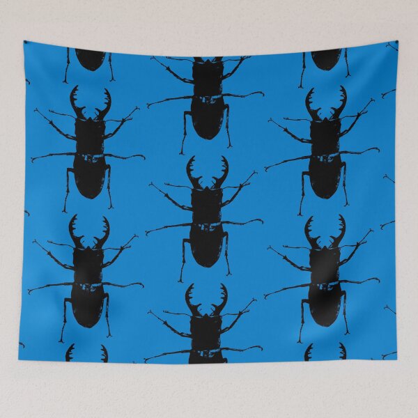 Item preview, Stag Beetle (Blue) designed and sold by Fire TheMann.