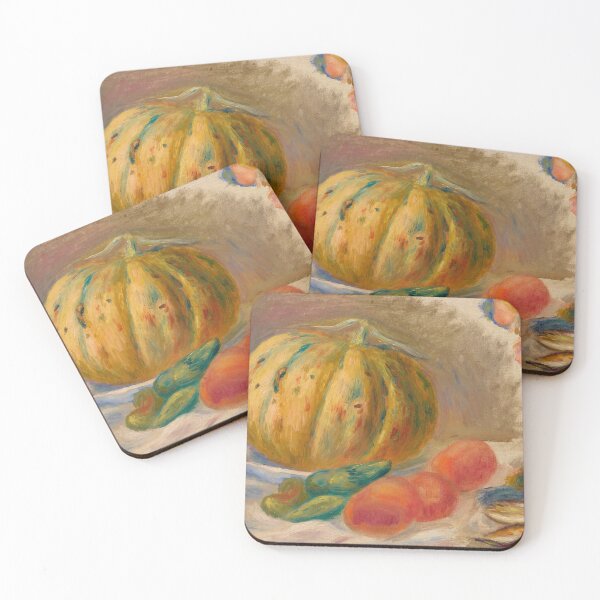 Item preview, Composition Aux Melon Et Tomates by Pierre-Auguste Renoir: Impressionist Kitchen Art designed and sold by artofuniverse.