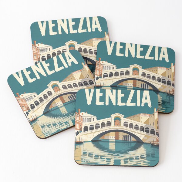 Item preview, Classic Venice Canal Scene Illustration designed and sold by Vishwashop.