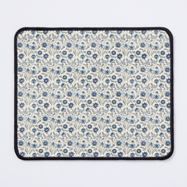 Item preview, Vintage Blue Embroidery Floral Pattern designed and sold by LouieVanille.