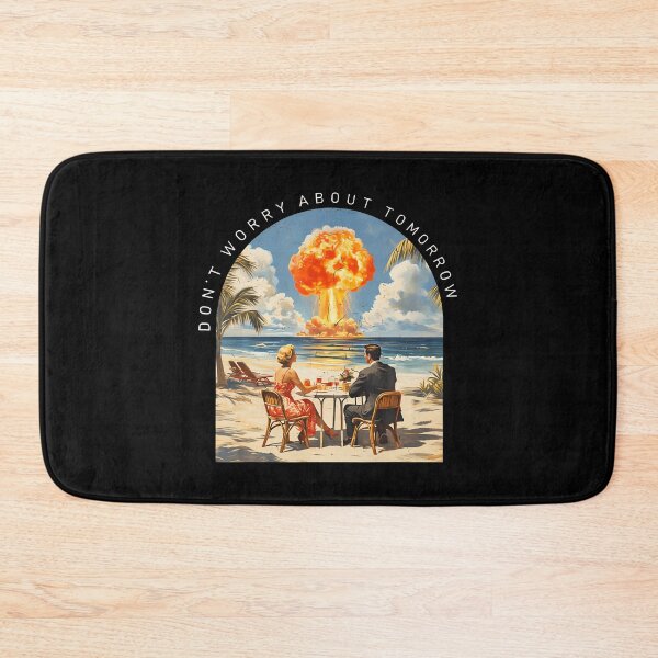 Item preview, Dont Worry About Tomorrow Matthew 634 Christian Dark Humor  designed and sold by puzchresta.