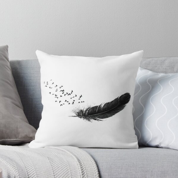 Item preview, Birds flying from a large feather designed and sold by anytka.