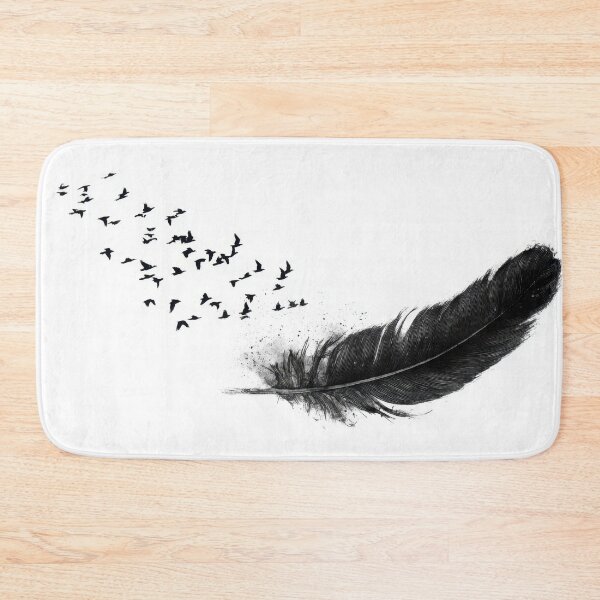 Item preview, Birds flying from a large feather designed and sold by anytka.