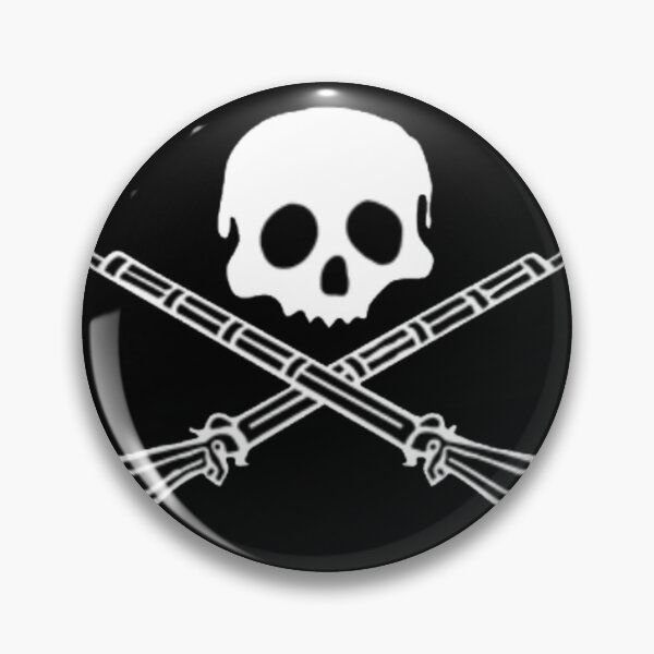 Item preview, Anarcho Communist Army Skull Badge | Hoi4 TNO Mod Soviet Bratsk Flag Art designed and sold by Based History.