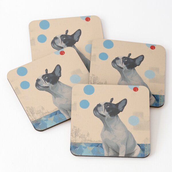 Item preview, French Bulldog and Floating Bubbles designed and sold by lautir.