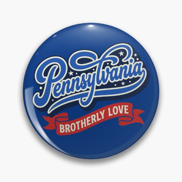 Item preview, Pennsylvania Brotherly Love | Retro State Pride designed and sold by Cozy-Old-Pub.