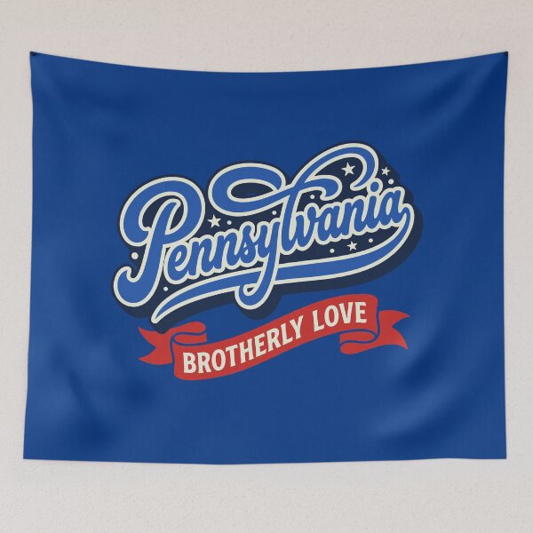 Item preview, Pennsylvania Brotherly Love | Retro State Pride designed and sold by Cozy-Old-Pub.