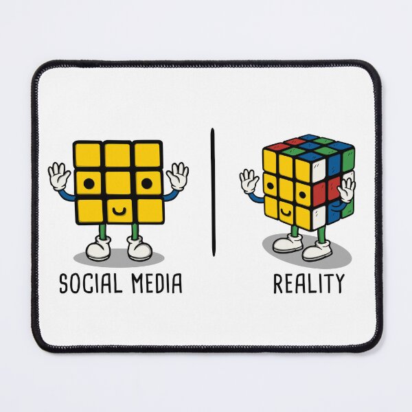 Item preview, Social media vs reality designed and sold by NinoMelon.