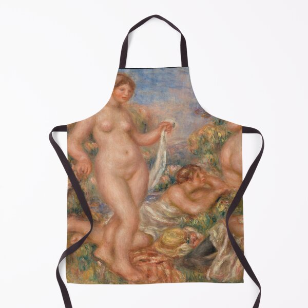 Item preview, Composition Five Bathers by Pierre-Auguste Renoir: Impressionist Fine Art Poster designed and sold by artofuniverse.