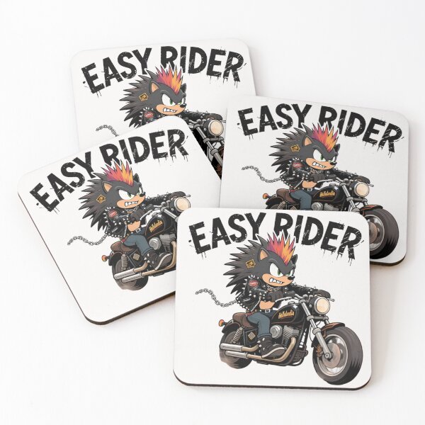 Item preview,  EasyRiders Edition Hellulandia Punk Biker Hedgehog  designed and sold by Hellulandia - no nää ny vaa o tämmöne.