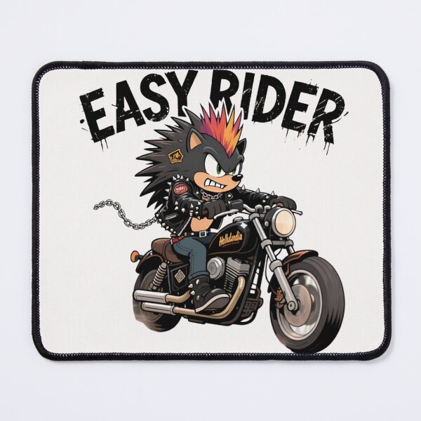 Item preview, EasyRiders Edition Hellulandia Punk Biker Hedgehog designed and sold by Hellulandia - no nää ny vaa o tämmöne.