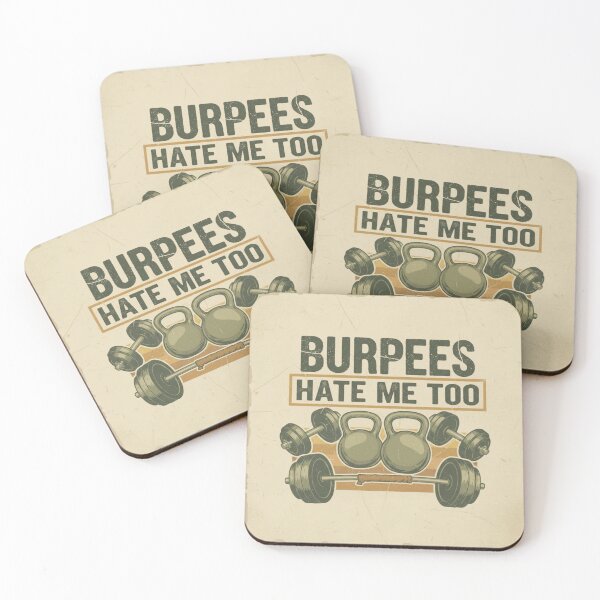 Item preview, Burpees Hate Me Too. Vintage. designed and sold by MaciejErdon.