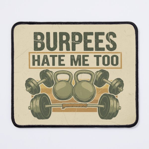Item preview, Burpees Hate Me Too. Vintage. designed and sold by MaciejErdon.