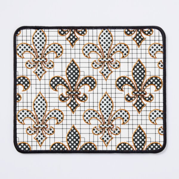 Item preview, Fleur-de-lis Polka Dots Pattern Design  designed and sold by PatternTitan.