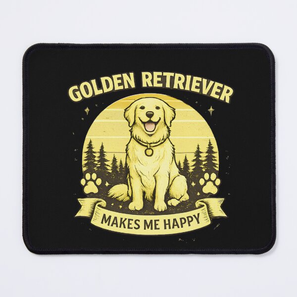 Item preview, Golden Retriever Makes Me Happy Shirt – Funny Golden Retriever Dog Lover designed and sold by AdicretorDesign.