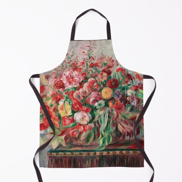 Aperçu de l'œuvre Corbeille De Fleurs de Pierre-Auguste Renoir : Affiche florale impressionniste créée et vendue par artofuniverse.