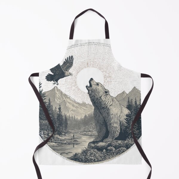 Item preview, Bear and Eagle designed and sold by NicolasGlowArt.