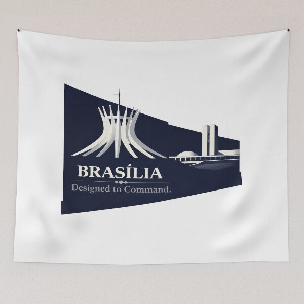 Item preview, Brasilia Lines Lead The Future designed and sold by EdvvinStudios.