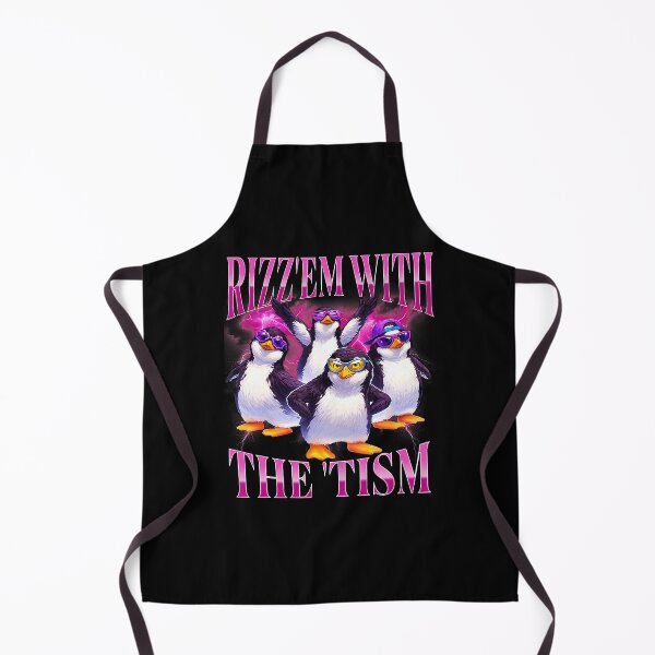 Item preview, Funny Rizz Em With The Tism Retro Penguin Meme designed and sold by puzchresta.