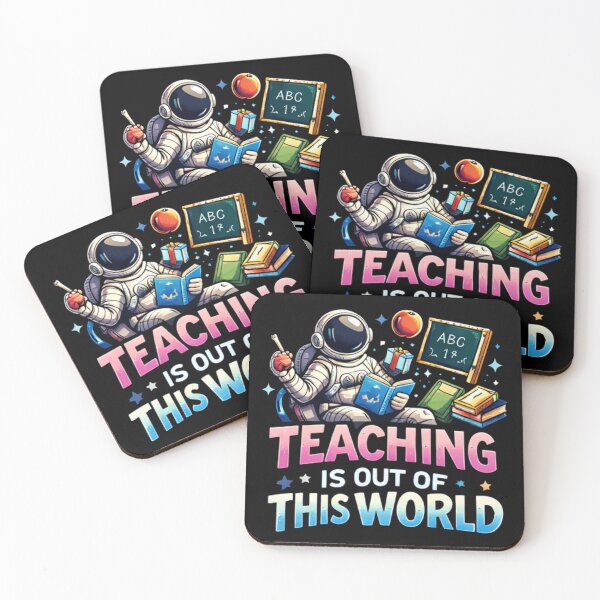 Item preview, Teaching Is Out of This World – Astronaut Teacher Appreciation Design designed and sold by Tomasz  Siennicki.